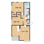 ブリージア高山Aの間取り画像