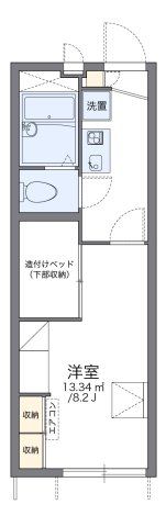 レオパレス池の辺ティエスの間取り画像