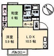 クレール華 C棟の間取り画像