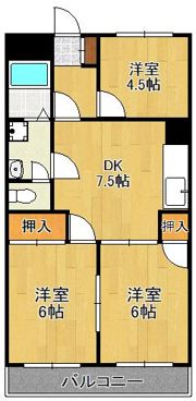 ギャラン春の町の間取り画像