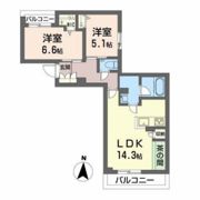 ポーラスターNHの間取り画像