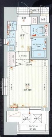 エステムコート大阪城北天満の杜の間取り画像