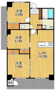 カサブランカの間取り画像