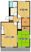 レスポワール赤坂 B棟の間取り画像