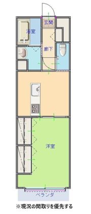 メゾンメモアールの間取り画像