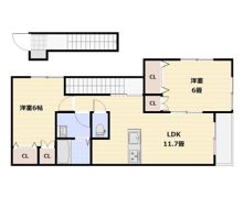 仮)庭瀬新築APの間取り画像