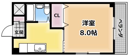 アミニティーハイツ田村の間取り画像