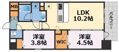 アーバネックス東梅田の間取り画像