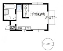 コーポ竹内の間取り画像