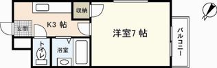 フルリール宮島口の間取り画像