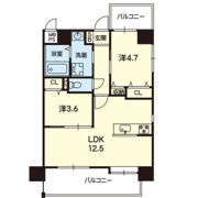 ドノーレ熊本駅東の間取り画像