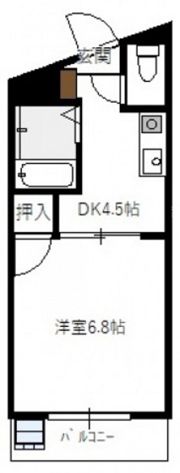 C＆C MIYAKEの間取り画像