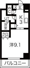 ISM今池(イズムイマイケ)/(旧ウィルテラス今池)の間取り画像