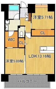 LEGEND高見の間取り画像