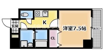 Canal天満橋の間取り画像