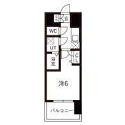 レジュールアッシュOSAKAGATEWAYの間取り画像