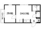 【来春入居】西川ハイツの間取り画像