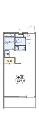 レオパレスネッスル小松の間取り画像