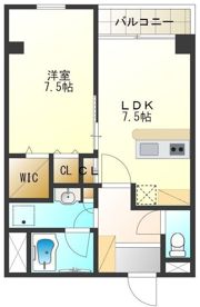 ZERO ONE谷町の間取り画像
