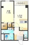 ZERO ONE谷町の間取り画像