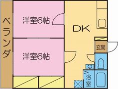 セブンハイツBの間取り画像