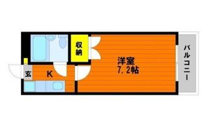 ウエストプラザ新保の間取り画像