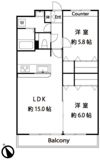 TRINITYの間取り画像