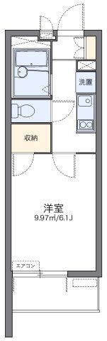 レオパレスパタータⅢの間取り画像