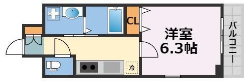 ファーストステージ心斎橋EASTの間取り画像