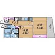 シャトー弁天参番館の間取り画像