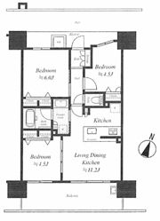 プレサンスロジェ新梅田の間取り画像