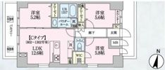 アーバン スカイライン 大宮の間取り画像