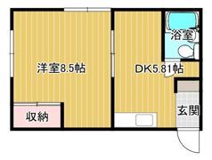 光ハイツの間取り画像