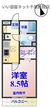 ジェンティーレ ヤマザキの間取り画像