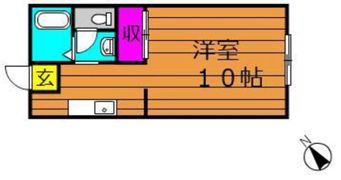 ビーライン川入 Bの間取り画像