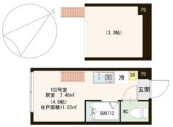 ノースアウルの間取り画像