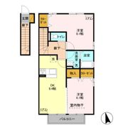 サンモール Bの間取り画像