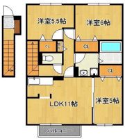 サンセールはぶ南の間取り画像