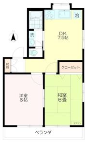 エステートシモダの間取り画像