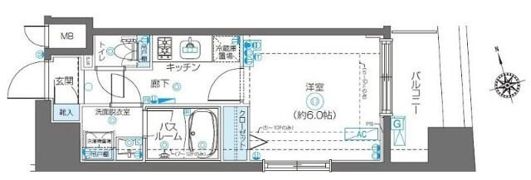 ZOOM渋谷富ヶ谷の間取り画像