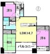ダイアパレス道後の間取り画像