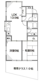 フォレスト深大寺B号館の間取り画像