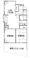 フォレスト深大寺B号館の間取り画像