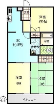 ゆたかハイツの間取り画像