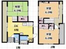 八雲北町3丁目貸家の間取り画像