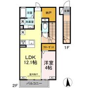 (仮称)D-ROOM北島町の間取り画像