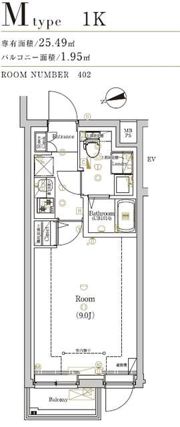 シャンファーレ東京ノースの間取り画像