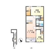 グランメリーの間取り画像