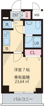 南海サザンコート行徳の間取り画像