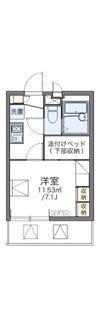 レオパレスFuminの間取り画像